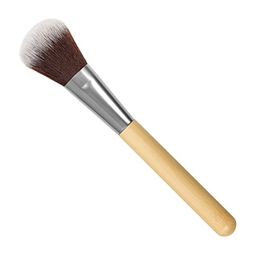 Manicare Bamboo Powder Brush, Makeup Brush With Bamboo Handle And Synthetic Bristles, Professional Makeup Application, Flawless Blending And Sculpting Of Powder And Cream Cosmetics For Face And Neck