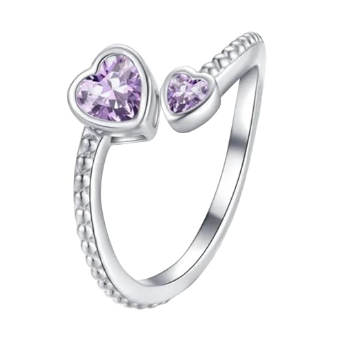 Sales Today Clearance Wedding Gifts 925 Sterling Silver Birthstone Rings ...