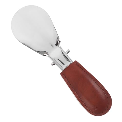 OATIPHO Calzascarpe in Metallo Compatto e Pieghevole Per Aiuto Indossare Scarpe Strumento Portatile Per Viaggi e Quotidiano Realizzato in Acciaio Inossidabile Resistente