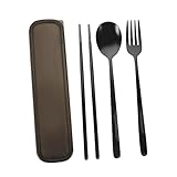 Photo Gallery jecompris 1 set di posate in acciaio inossidabile cucchiaio forchetta posate per servire il pranzo utensili per lavastoviglie stoviglie per la cucina e bacchette articoli per la casa Photo Gallery jecompris 1 set di posate in acciaio inossidabile cucchiaio forchetta posate per servire il pranzo utensili per lavastoviglie stoviglie per la cucina e bacchette articoli per la casa