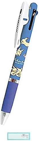 Amazon ポケモン 三菱鉛筆 ボールペン 3色 ジェットストリーム 0 5 日本製 ポケットモンスター ピカチュウ 青色 当店オリジナルロゴ入り名前シール 2点セット ボールペン 名前シール 多色ボールペン 文房具 オフィス用品