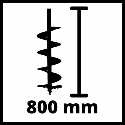 Einhell Power X-Change 18V Cordless Fence Post Auger - 150mm Auger Post Hole Digger, Brushless Soil Drill - GP-EA 18/150 Li Solo Post Hole Borer (Battery Not Included)