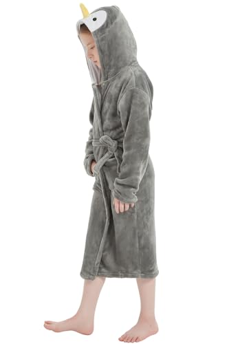 Girls Robe Hooded Boys Animal Bathrobes Children Birthday Christmas Gifts4
