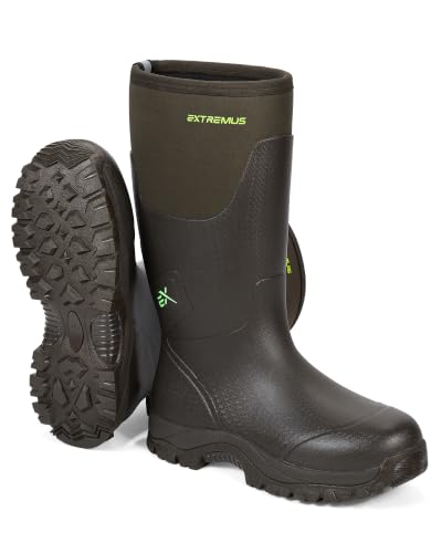 Image of Extremus by KastKing MudRidge Rubber Boots for Men, 100% Waterproof Boots