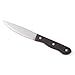 Walco Heavy Duty S/S Steak Knife w/ Black Delrin Handle - Dozen