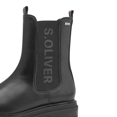 s.Oliver Damen Chelsea Boots mit Reißverschluss Elegant – Bild 6