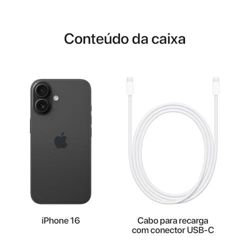 Apple iPhone 16 (512 GB) – Preto