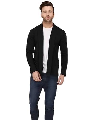 Men's Stylish Cotton Plain Shrug/Cardigans Casual Wear-picture-16