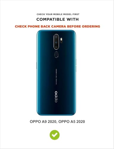 Image of Bintage 2in1 Hard Slim Back Case | Soft Border Camera Protect | Dual PU Leather Finish Back Cover Compatible for Oppo A5 2020 - White & Cherry Brown
