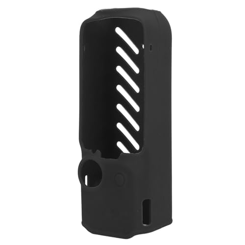 Yctze Funda Protectora de Silicona 3 de Silicona para Cámara, Antideslizante, con Orificios de Disipación de Calor, Funda Protectora para Cámara (Black)