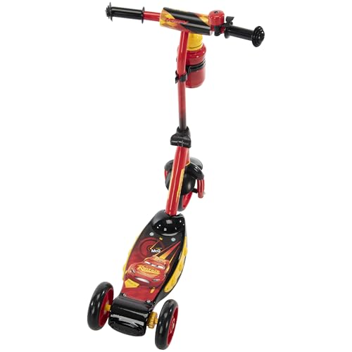 Image of Huffy Disney and Marvel Toddler Kids 3-Wheel Scooters, Multiple Color Options, Ages 3+ Years Old, Durable Steel Frame, Portable, Girls /Boys, Non-Slip Deck, Character Graphics