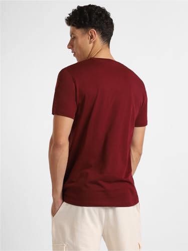 Image of Nobero 100% Cotton T Shirts for Men Stylish | Regular Fit | Graphic Printed T Shirts for Men 180 GSM Combed Cotton | Round Neck Half Sleeve