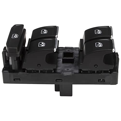 KASturbo 5G0959857 Electric Power Window Master Switch Button for Golf Mk7 Passat Touran Tiguan Arteon Leon 5G0959857C 5G0959857B 5G0959857D 5GG 959857 A