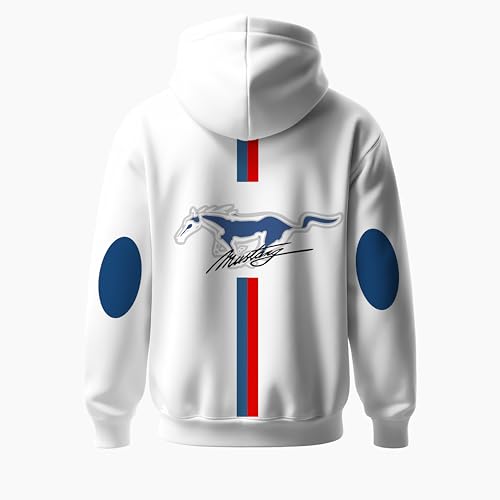 Buy R.A. Garments CAR Hoodie 100% Cotton Graphic Printed Hoodies for Men & Women White Hoodie at Amazon.in - Image 4
