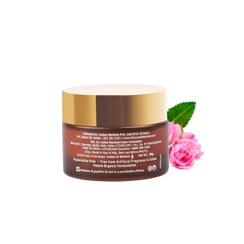 Lotus Professional Dermo Spa Bulgarian Rose Skin Radiance Creme with SPF20, 50g