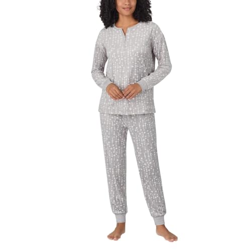 Image of Nautica Womens Pajamas - Cozy Silky Fleece - 2 Piece Long Sleeve Winter Sleepwear Set for Women
