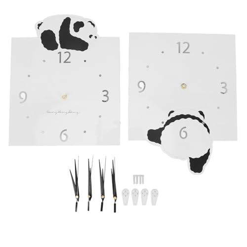 Horloge murale d'angle double face silencieuse en métal 26x32