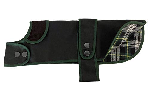Abrigo para perro Dachshund verde de 33 cm Cosipet Hunter para teckel 4