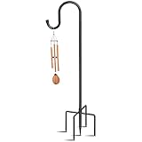 5-Prong Shepherd Hooks for Outdoor, Heavy Duty Iron Garden Hooks for Hanging Plants, Bird Feeders, Lanterns, Solar Lights, and Wedding Decor – Rust-Resistant, Adjustable, Easy to Install 36 Inch