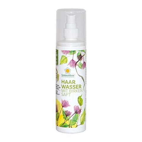 Sonnenmoor Haarwasser 200 ml mit Birkensaft, Moorwasser und Brennnessel - natürliches Kräuterprodukt zum Sprühen auf die Kopfhaut in der praktischen 200 ml Sprühflasche Cover