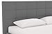 DHP Rose Upholstered Platform Bed with Button Tufted Headboard and Footboard, No Box Spring Needed, Queen, Gray Linen