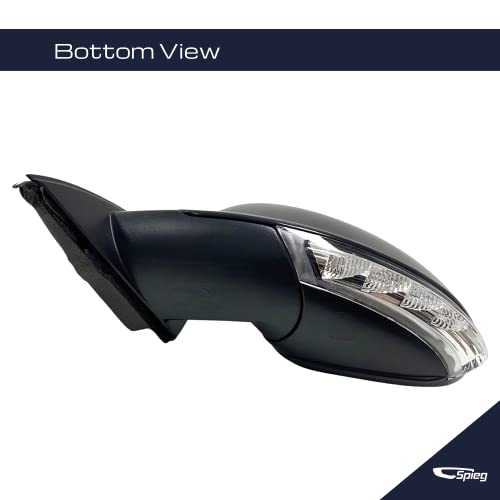 Spieg Gm1320486 Driver Side Mirror Replacement For Buick Regal 2011-2017 Power Heated Turn Signal Light Paintable Black 6Pin (Lh) #TOP4