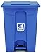 Kosz na śmieci Family Outdoor Large Hotel Supermarket Komercyjny kosz na śmieci z pokrywą Pedał Kosz na śmieci (niebieski 45L)