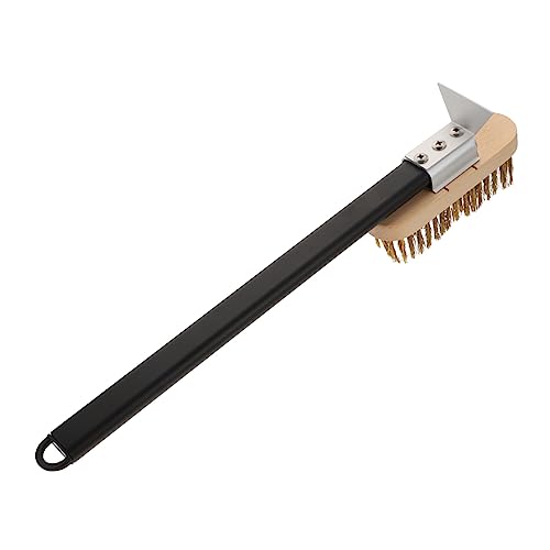 BCOATH Cleaning Brush Sturdy Stove Brush Unique Scraper for Efficient Grill Cleaner