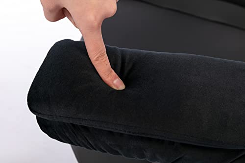 Ergonomic Memory Foam Office Chair Armrest Pads, Comfort Gaming Chair Arm Rest Covers For Office Chair Gaming Chair Arm Rest Covers For Ergonomic Armrest Pillow Pads For Desk Chair (Black, Set Of 2) #TOP5