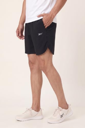 Image of Reebok Men's Polyester Blend Training Shorts - Durable Breathable Gym Shorts for Men | Sports Shorts for Men | Workout Fitness Shorts - Non-Restrictive with Pockets