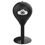 tddouck Punching Bag 15.6x7in Stress Relief Speed Bag with Suction Cup Desktop Punch Bag Heavy Duty Flexible Spring Punching Bag for Kids, Teenagers, Adult Style 2, Punching Bag