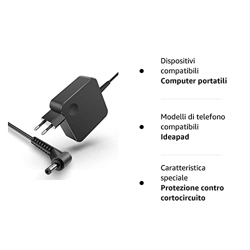 Caricatore adattatore 65W 20V 3.25A per Lenovo