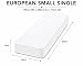 Starlight Beds Arctic White Hybrid European Small Single Mattress, 80 x 200