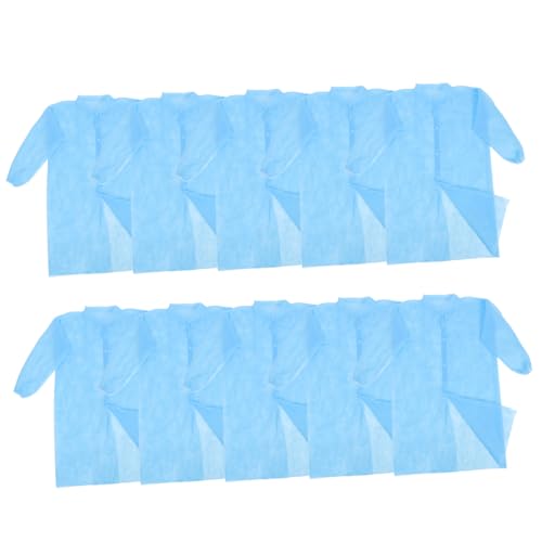 Blouses de laboratoire jetables bleu Gatuida lot de 10 pour la protection au quotidien