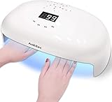 Aokitec 78W UV LED Nail Lamp, Professional Nail Dryer for Gel Polish Fits Fingernail & Toenail, Nail