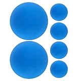 BESPORTBLE 6 professionelle Squashbälle: Squash-Reaktionstrainingsbälle – Gummibälle mit hohem Rückprall für Indoor- und Outdoor-Spiele, Blau