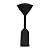Amazon Basics Outdoor Round Stand Up Patio Heater Cover, Black, 36"L X 36"WX 95"
