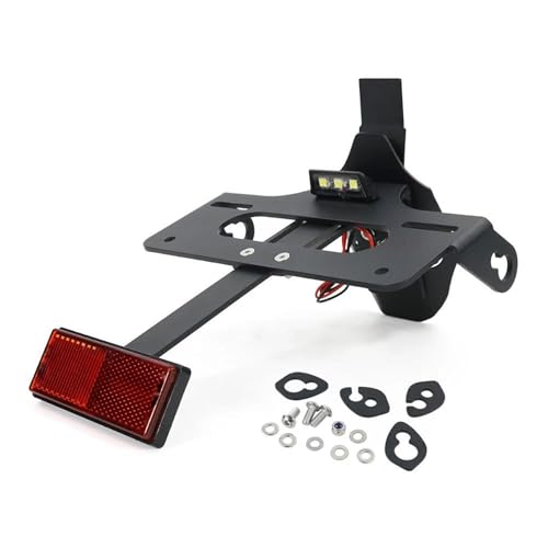 Support plaque d'immatriculation épuré pour éliminer le garde-boue Ducati V2 - 5