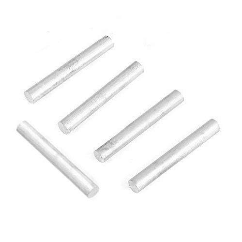 F-Ber 5Pcs 5Inch Long Od16Mm(0.63") High Purity 99.99% Magnesium Metal Rod Mg Fire Starter Survival Emergency Rod Well Sparks For Camping Hiking (5" Long X 5/8"/D16Mm X L128Mm) #TOP2