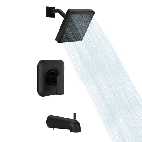 Replacement for moen T2473EPBL Genta Shower Trim Kit Matte Black Shower Trim Kit Easy to Install (2510 Valve Required)