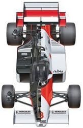 Aoshimabunkakyozaisha 1/20 BEEMAX Series No.03 McLaren MP4 / 2 '84 British Grand Prix specification