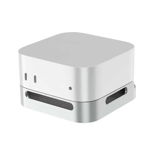 NiuLumea Carcasa SSD de refrigeración de aleación de aluminio para mini M4/M4 para Pro, compatible con M.2 NVMe 2230-2280, USB 3.1 de 10 Gbps, diseño a prueba de polvo con disipación de calor