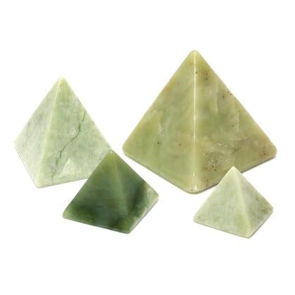 CrystalAge New Jade Pyramid - Small (~30mm)
