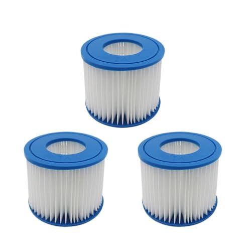 交換用スイミングプールフィルター、FlowclearサイズVIフィルターカートリッジLay-Z-Spaに適合 - マイアミ、ベガス、パームスプリングス、パリ(3 PCS)