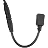 EPEVER Waterproof Power Cable, RS485 Waterproof Connector Cable, 22cm 8.6ft IP65 Street Light Outdoor Power Cord for TracerBP MPPT Controller Output, CC-4M12(M)-RJ45-020-V1.1