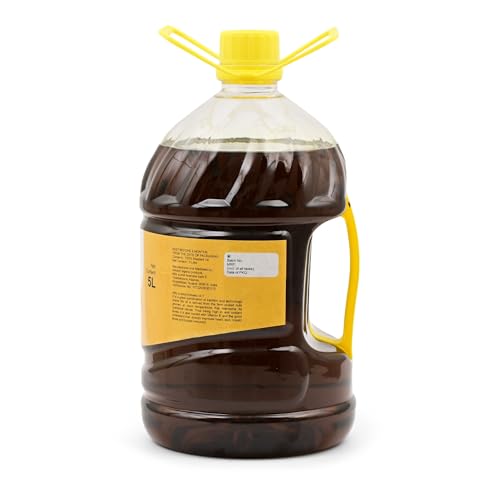 Image of ARIT Wood Pressed Black Mustard Cooking Extract 15L (5L x 3) | Naturally Cholesterol Free | Cold Pressed Kacchi Ghani Kolhu Chekku Process | Rich Flavor for Indian Cooking | Free 1 Glass Bottle