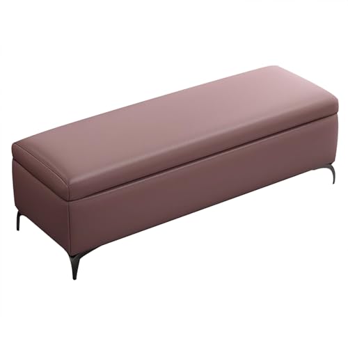 Banc rembourré de 130 cm avec piètement acier pour une assise élégante