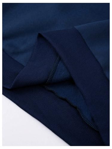 GORGLITTER Men's Letter Graphic Crewneck Sweatshirt Vintage Long Sleeve Oversized Pullover Tops4