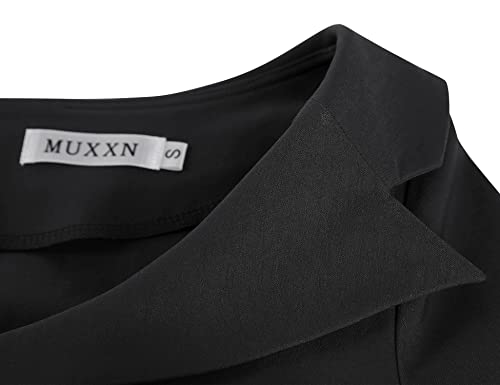 MUXXN Women's Classic Vintage Sweetheart Neckline Cocktail Prom Tea Dress4