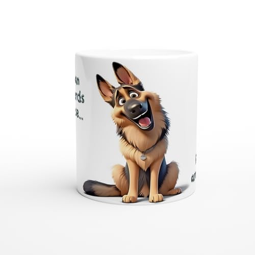 German Shepherd Funny Dog Gift Ceramic Mug/Coffee Cup